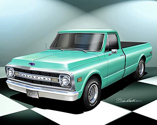 Amazon.com: Automotive Art Prints 1969 Chevrolet C-10 Pickup Amazon.com: Automotive Art Prints 1969 Chevrolet C-10 Pickup